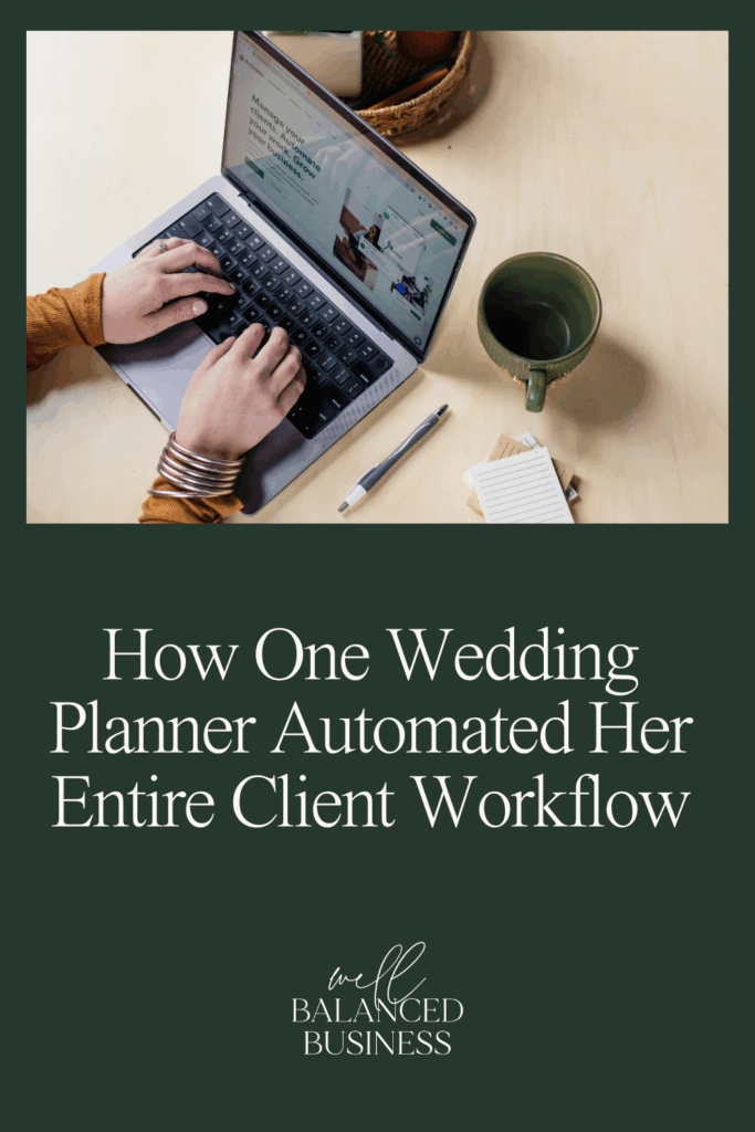 How One Wedding Planner Automated Her Entire Client Workflow

